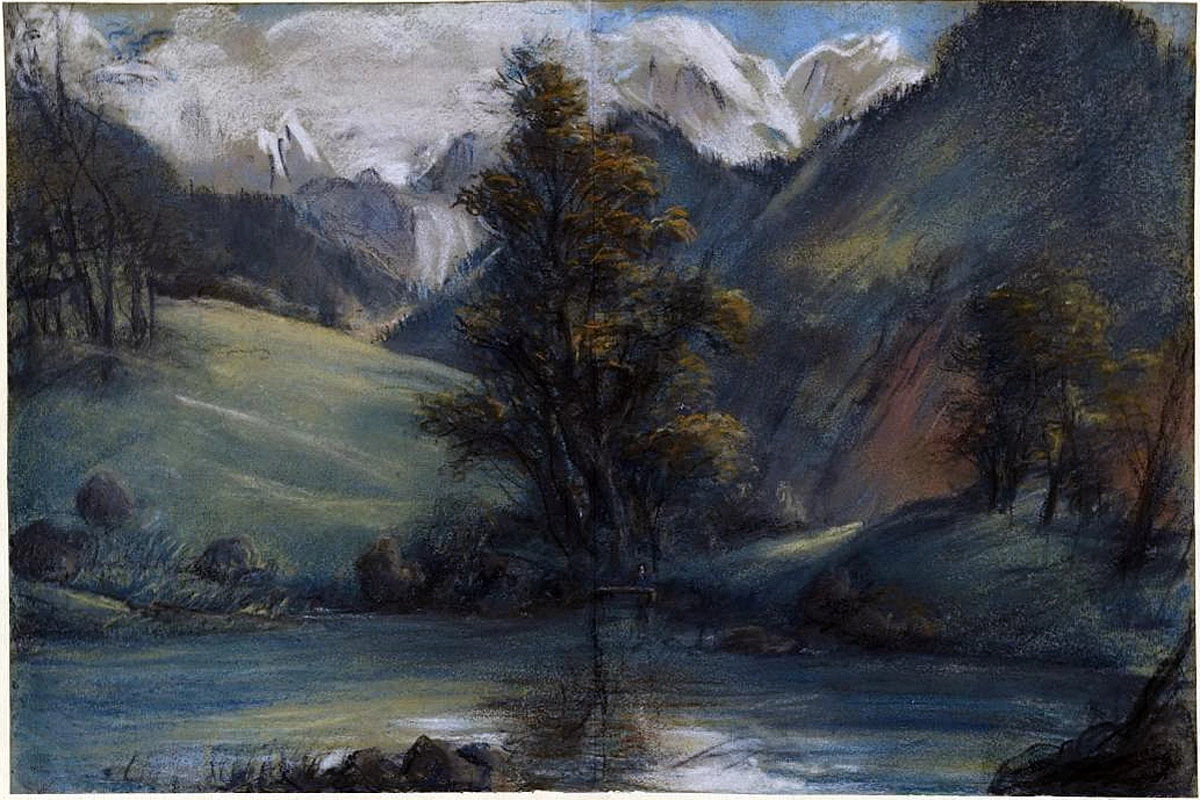 Veduta del lago di Challes e del Monte Bianco, 1808 - Minneapolis Institute of Arts